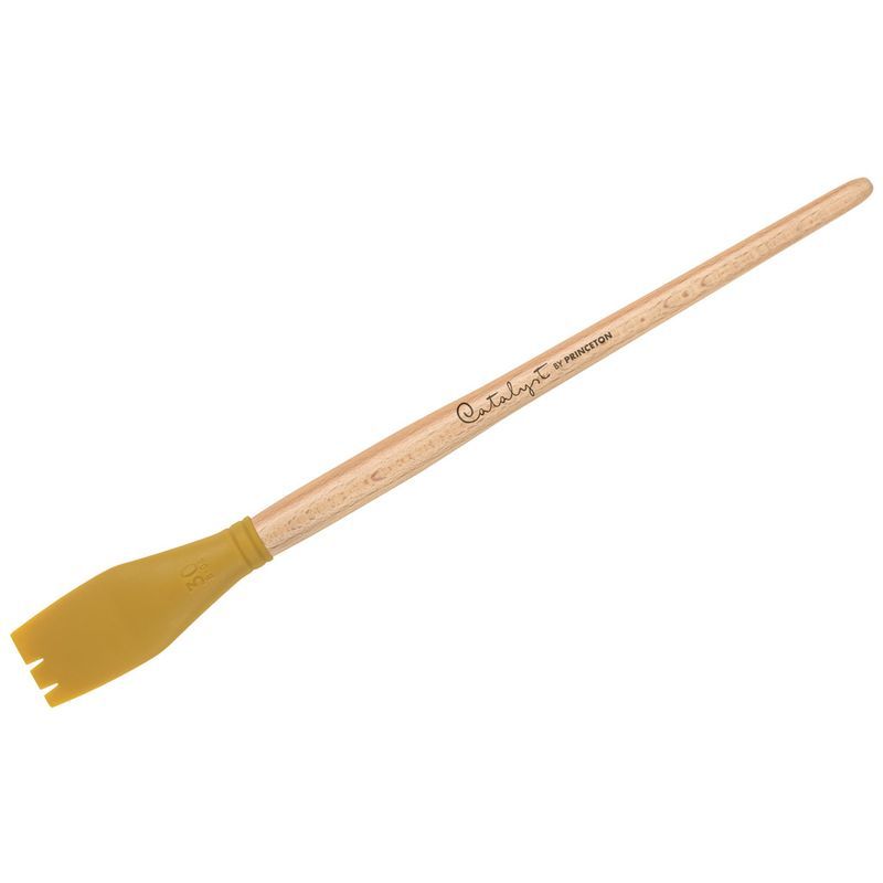 Princeton Blade silikonisivellin No 4 30mm Keltain, pitkävartinen