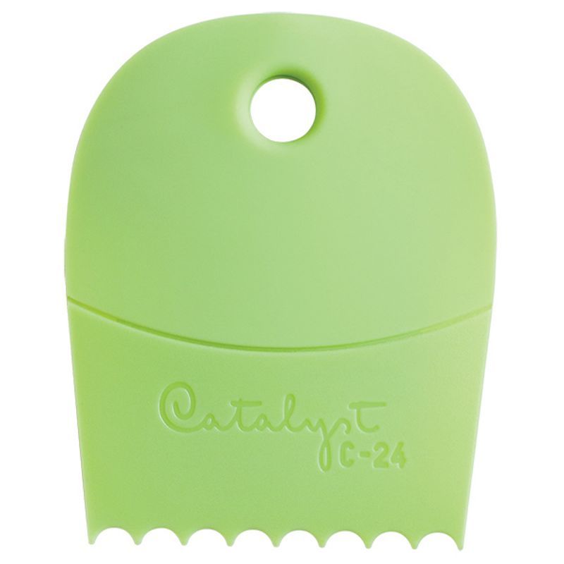 Princeton Contour kuviointikampa No 24 Vihreä, nylonia