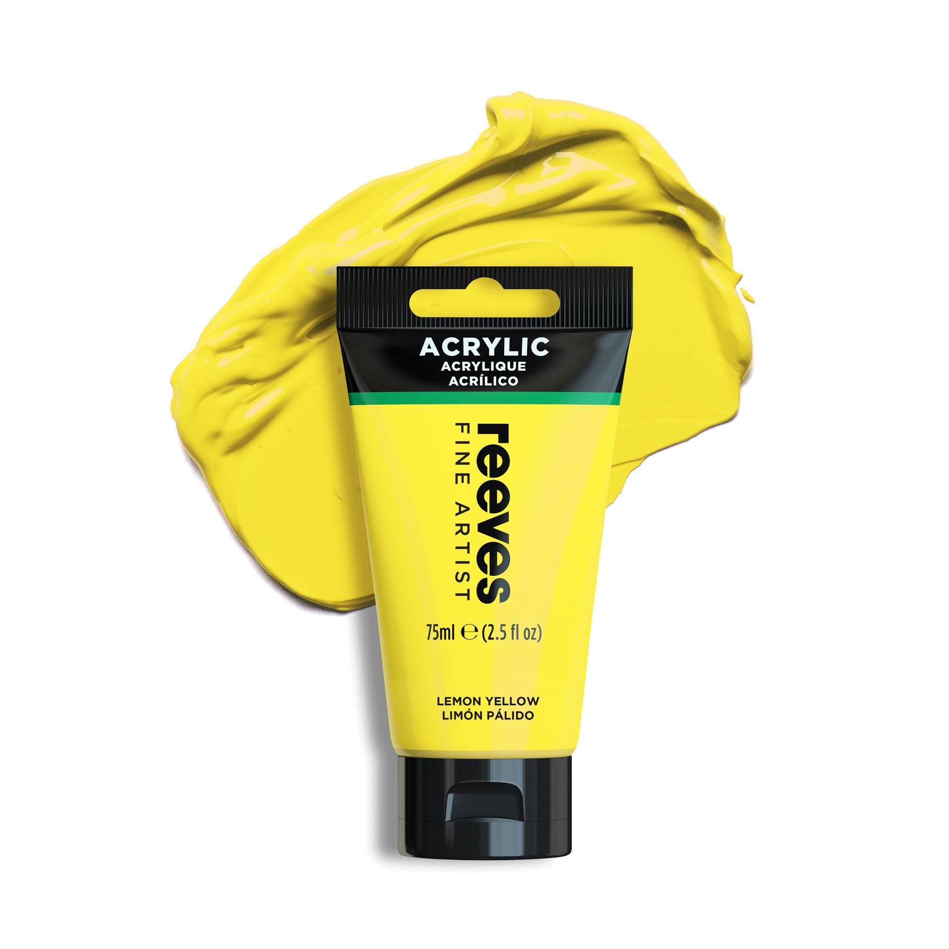 Reeves Akryyliväri 75ml Lemon Yellow
