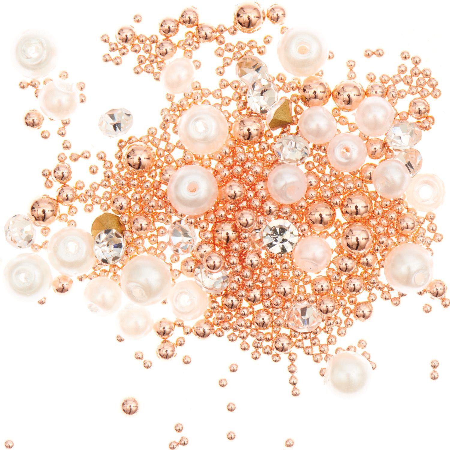 RICO hartsikoriste helmet ja timantit Rose Gold, 1, epoksihartsi resin