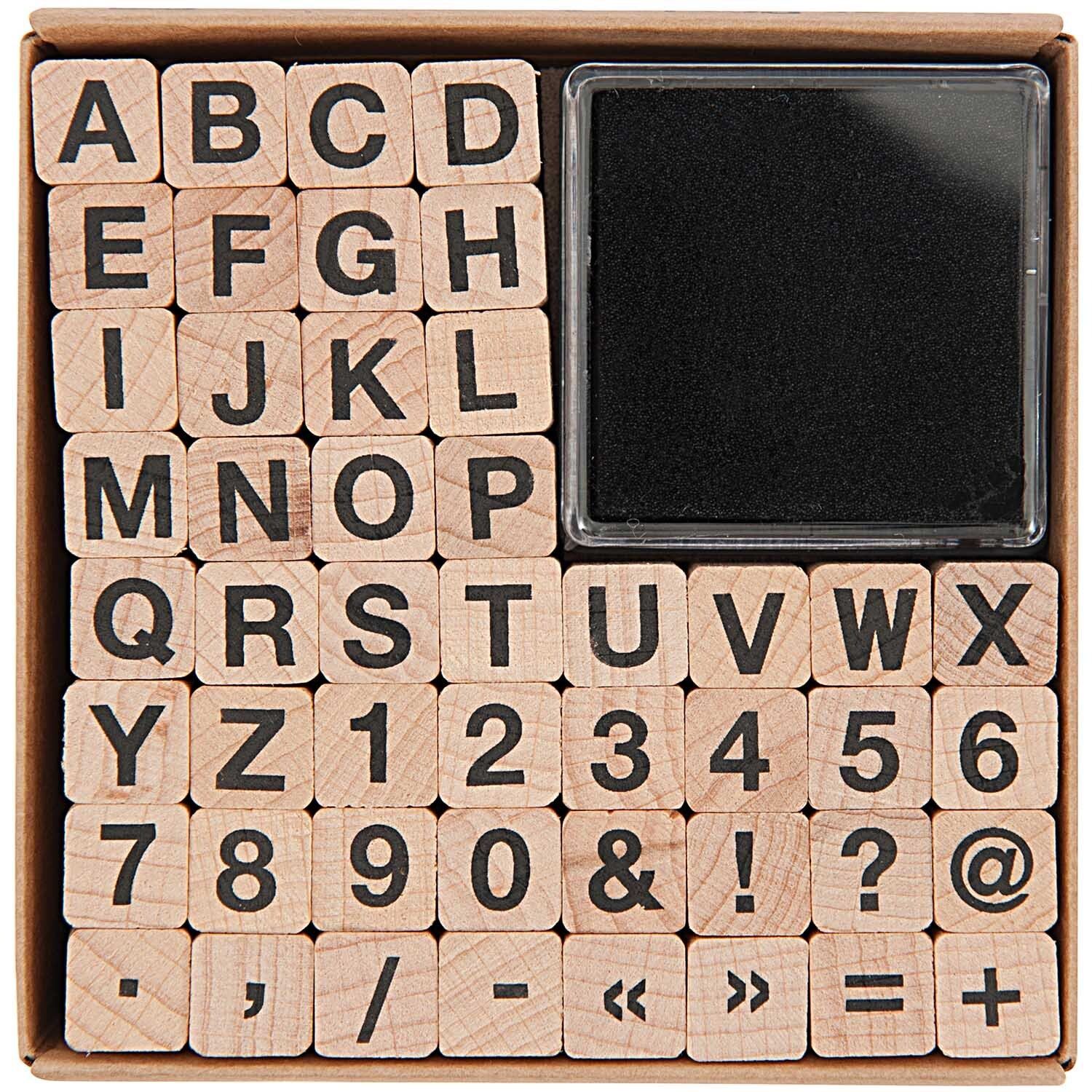 RICO Leimasin 48 kpl kirjaimet