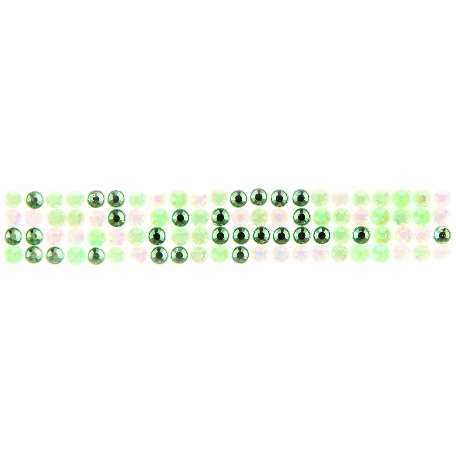 RICO strassikoristeteippi 1,9x50cm Purple  Green
