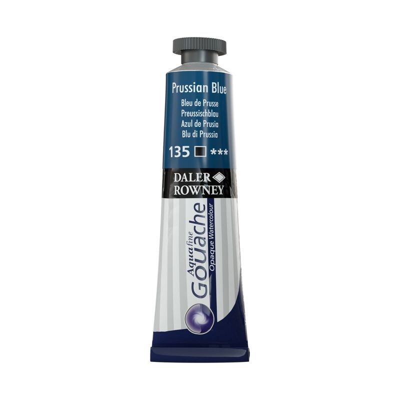T DR Aquafine Gouache 123 15ml Ultramarine Blue Da