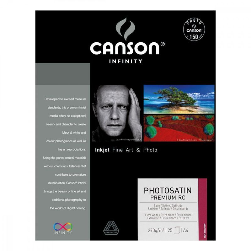 T Infinity PhotoSatin Premium RC 270g A4 Box, 25 arkkia, satiini