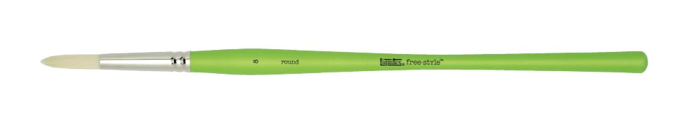 T Liquitex Free Style 8 keinokuitusivellin round, pitkä varsi