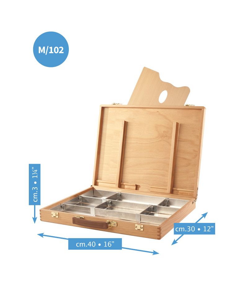 T Mabef M102 sketch box tarvikesalkku 40x30x3