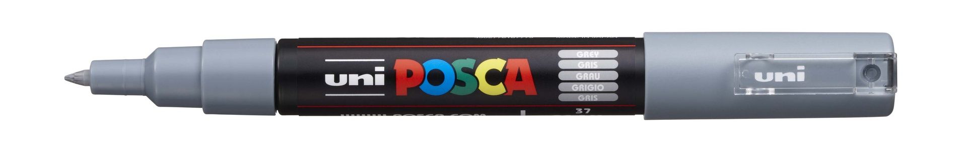 T UNI POSCA Marker PC-1M 0,7-1mm 37 grey, 95