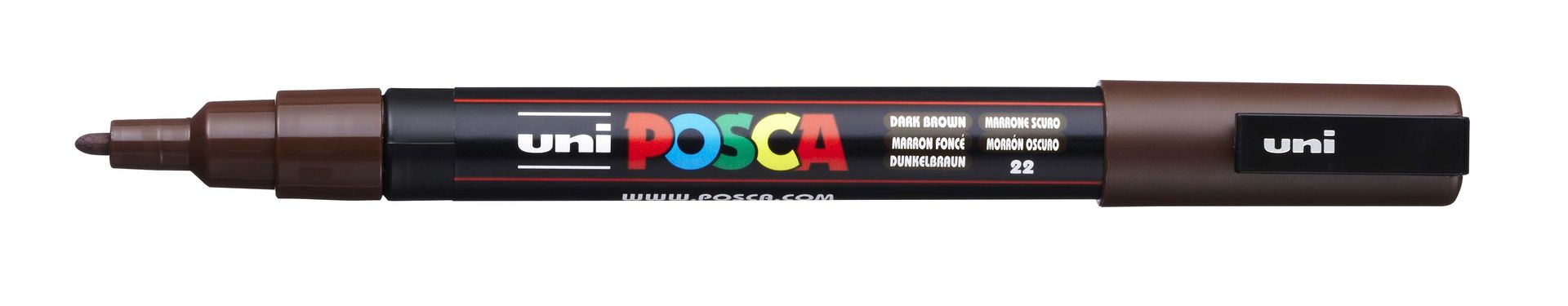 T UNI POSCA Marker PC-3M 0,9-1,3mm 22 dark brown, 22