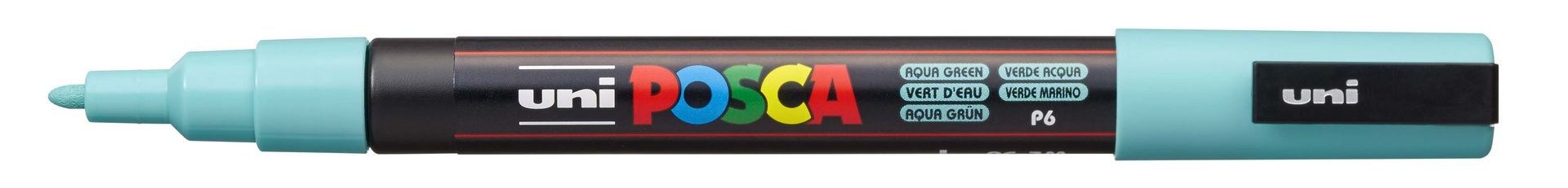 T UNI POSCA Marker PC-3M 0,9-1,3mm P6 aqua green, 545