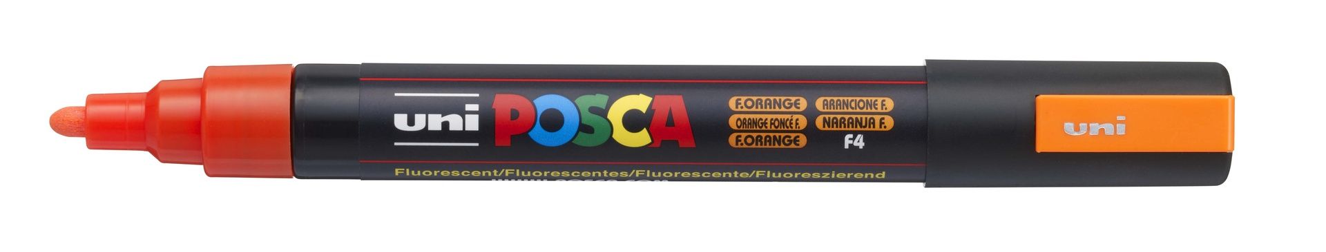 T UNI POSCA Marker PC-5M 1,8-2,5mm F4 fluo orange, 754