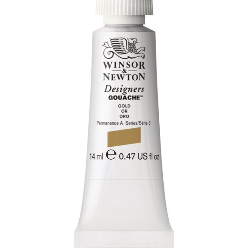 T WN Designers gouache 283 Gold (imitation) (3), 14ml guassiväri