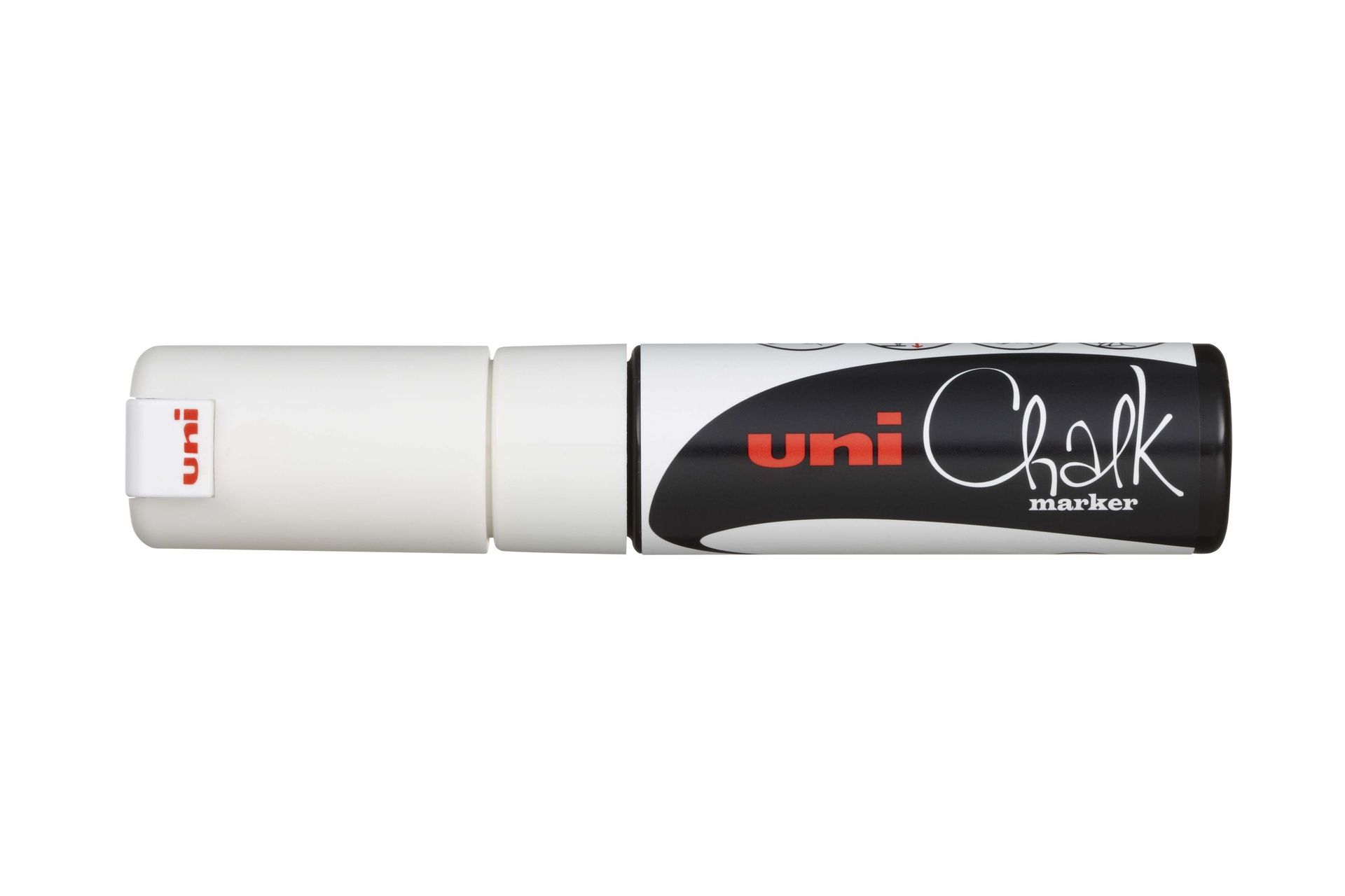 UNI CHALK Liitutaulutussi PWE-8K - 52 valkoinen