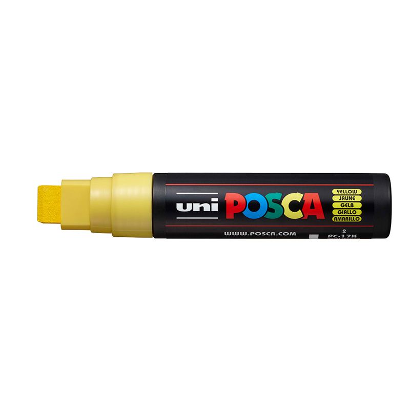 UNI POSCA Marker PC-17K 15mm 2 yellow, 44