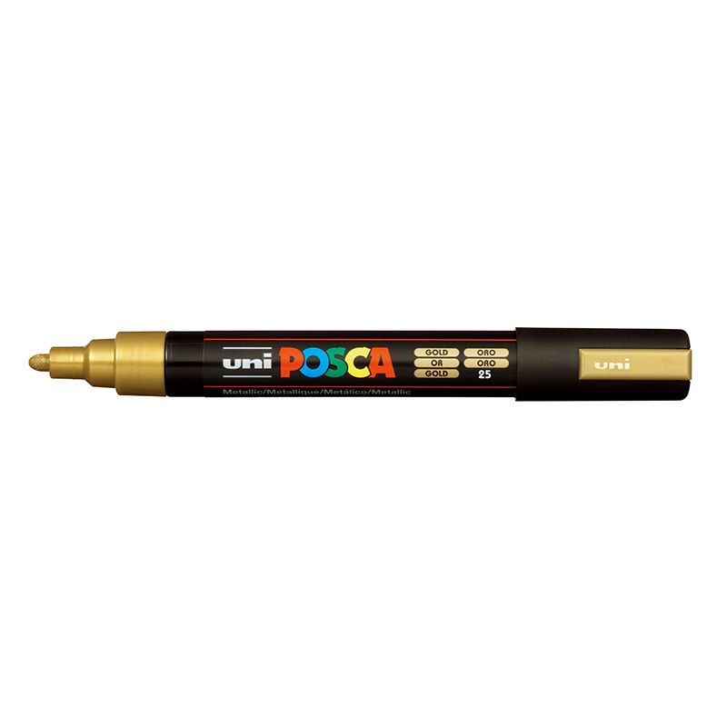 UNI POSCA Marker PC-5M 1,8-2,5mm 25 gold, 810