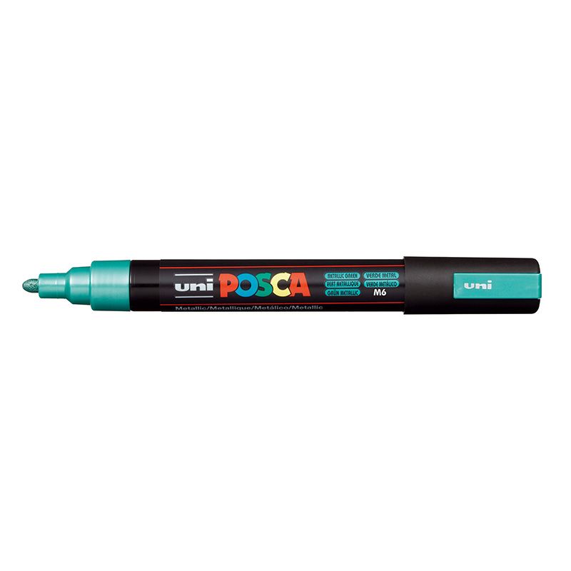 UNI POSCA Marker PC-5M 1,8-2,5mm M6 metallic green, 870