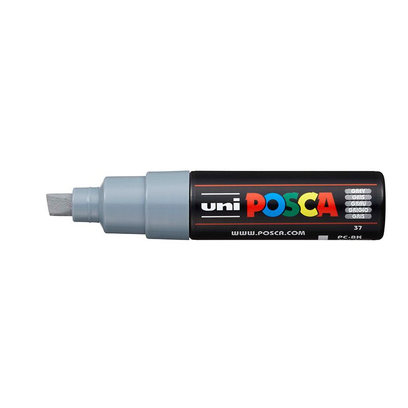 UNI POSCA Marker PC-8K 8mm 37 grey, 95