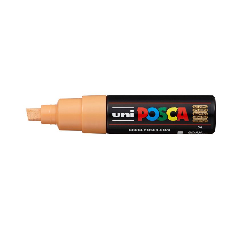 UNI POSCA Marker PC-8K 8mm 54 light orange, 30