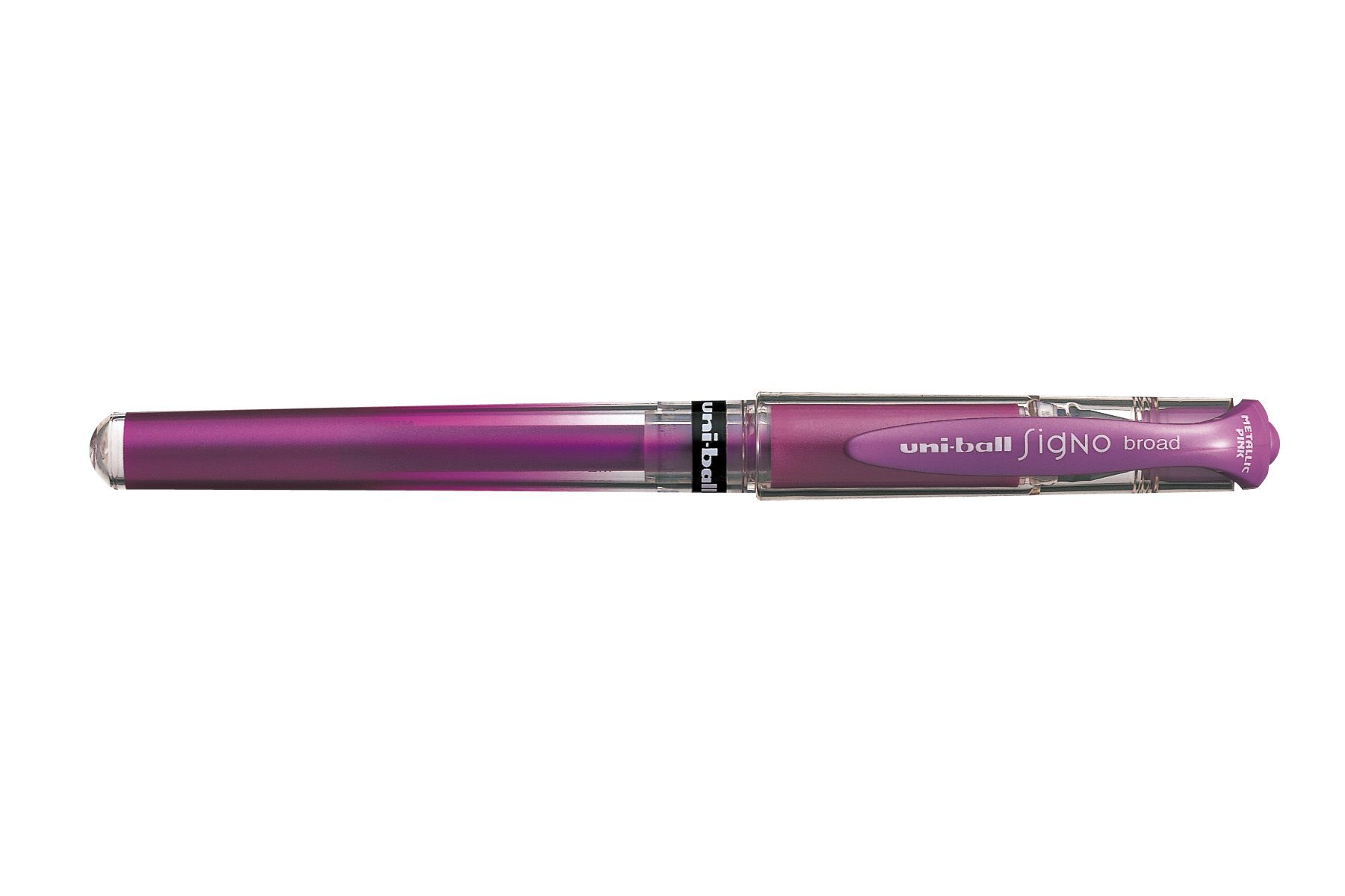 UNI Signo Broad UM-153 metallipinkki 56, Geelikynä