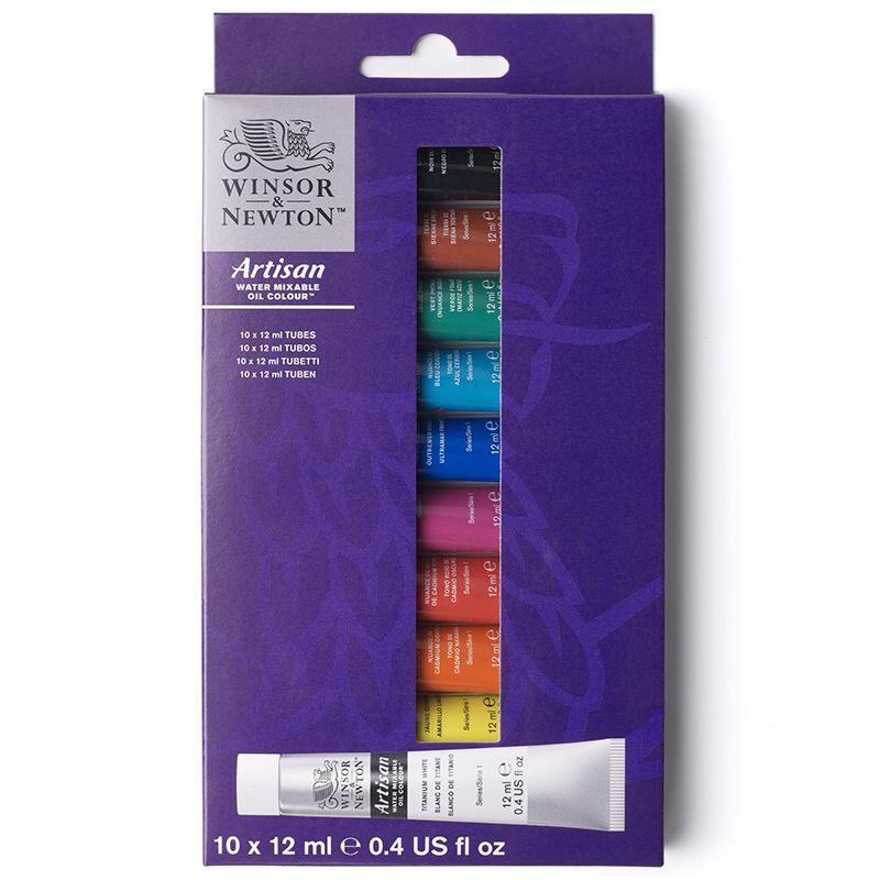 WN Artisan 10x12ml vesiliukoinen öljyvärilajitelm