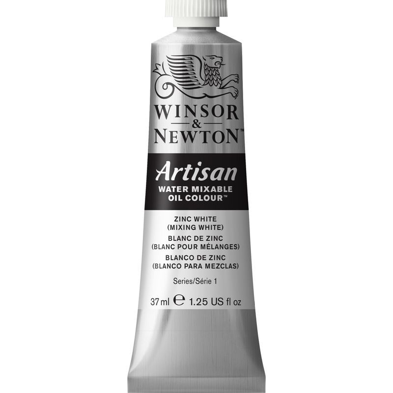 WN Artisan 37ml 748 Zinc white mixing white (1), vesiliukoinen öljyväri