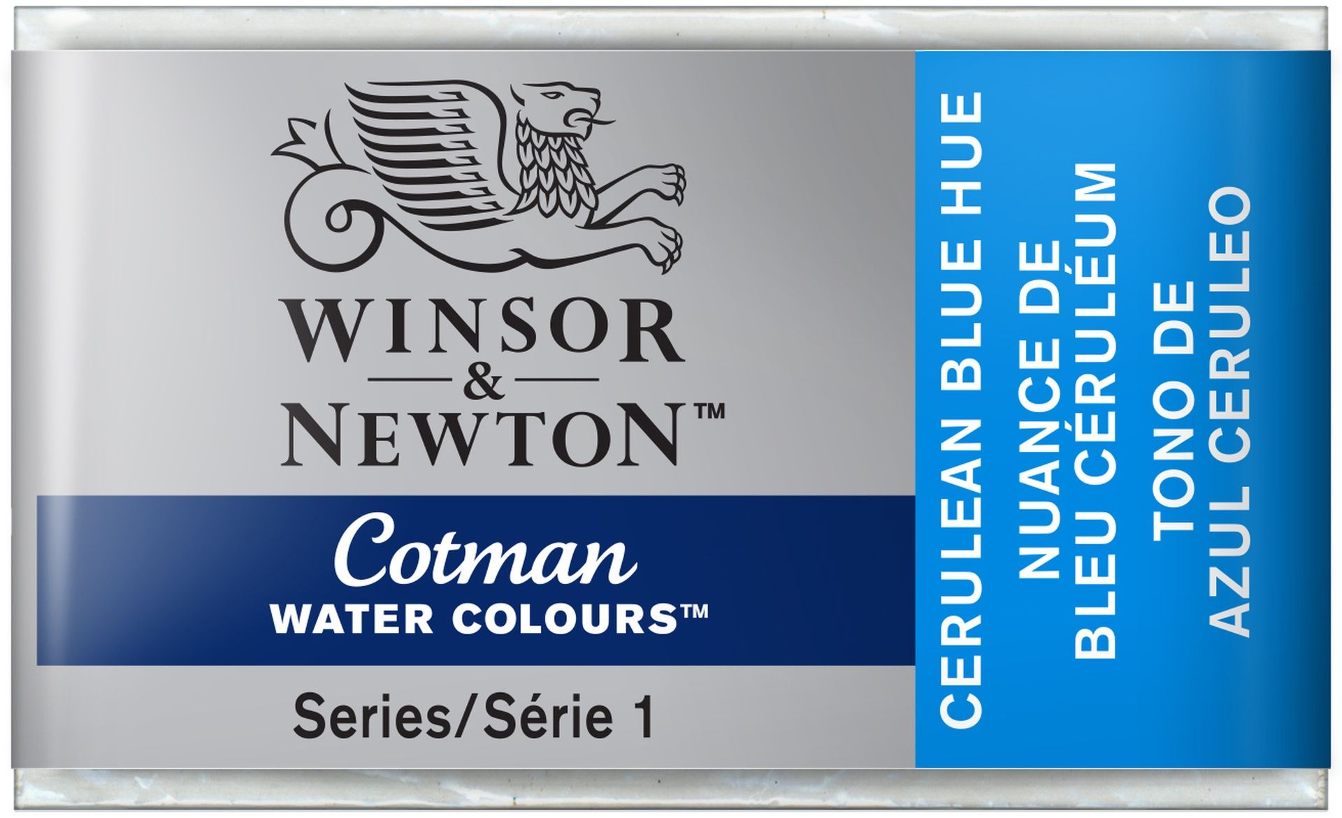WN Cotman 1/1 (3,4ml) 139 Cerulean Blue Hue, akvarellivärinappi