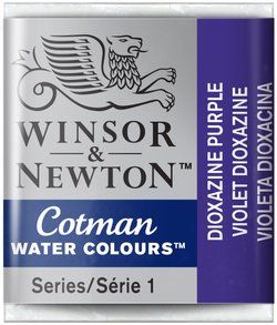 WN Cotman 1/2 (1,7ml) 231 Dioxazine Purple, akvarellivärinappi