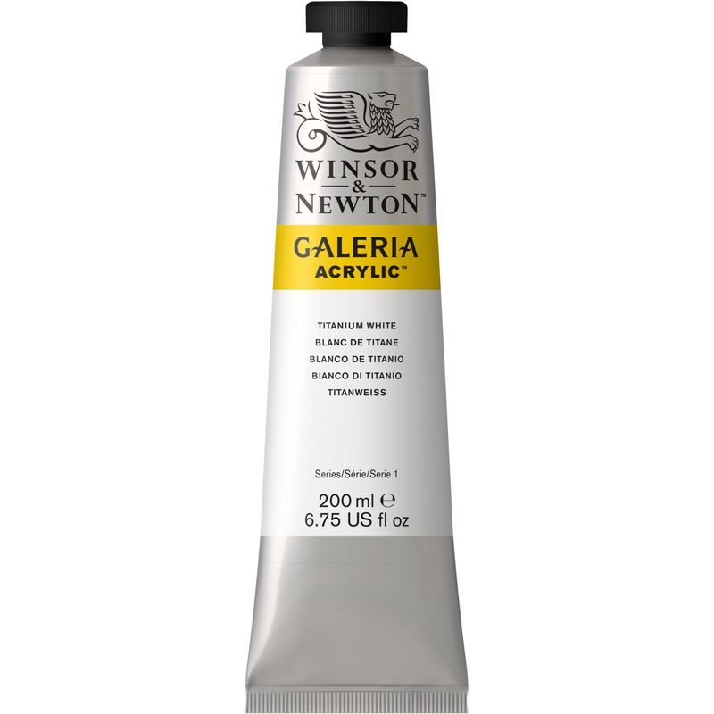 WN Galeria 200ml 644 Titanium white, 200ml akryyliväri