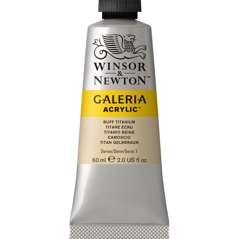WN Galeria 60ml 060 Buff titanium white (1), 60ml akryyliväri