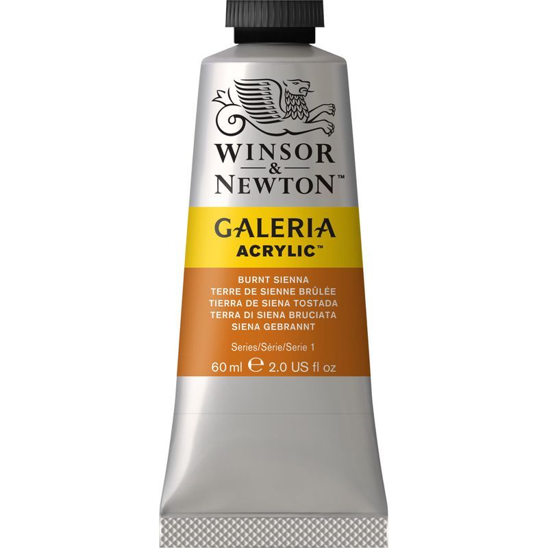 WN Galeria 60ml 074 Burnt sienna (1) x, 60ml akryyliväri FIGA10