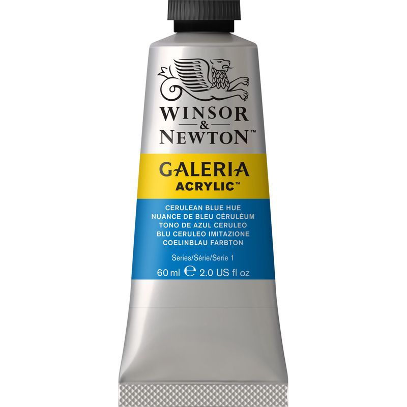 WN Galeria 60ml 138 Cerulean blue hue (1), 60ml akryyliväri