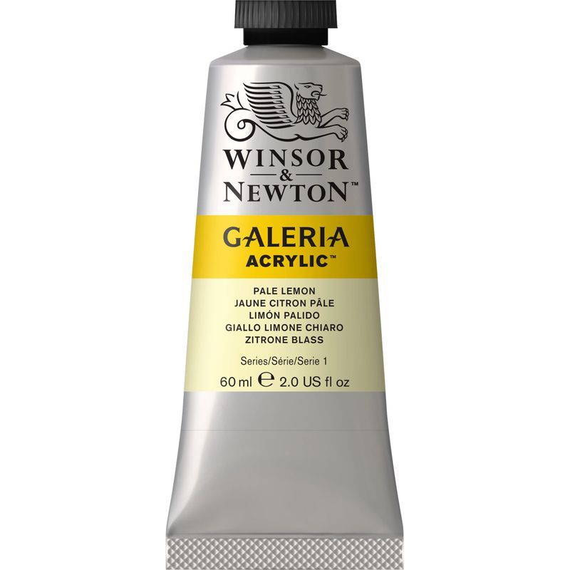 WN Galeria 60ml 434 Pale lemon (1), 60ml akryyliväri