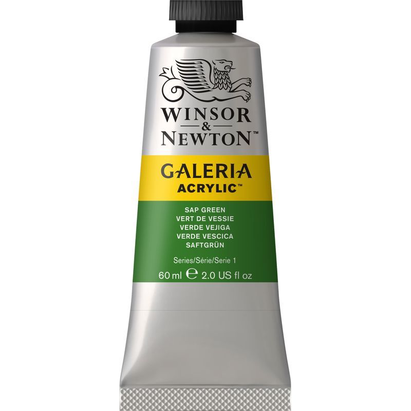 WN Galeria 60ml 599 Sap green (1), 60ml akryyliväri