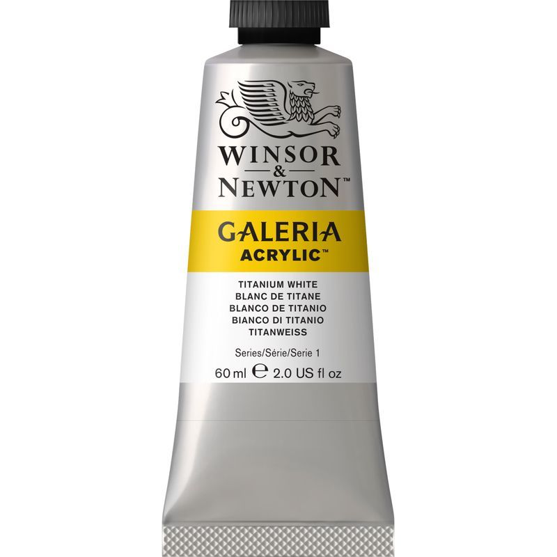 WN Galeria 60ml 644 Titanium white (1) x, 60ml akryyliväri FIGA10