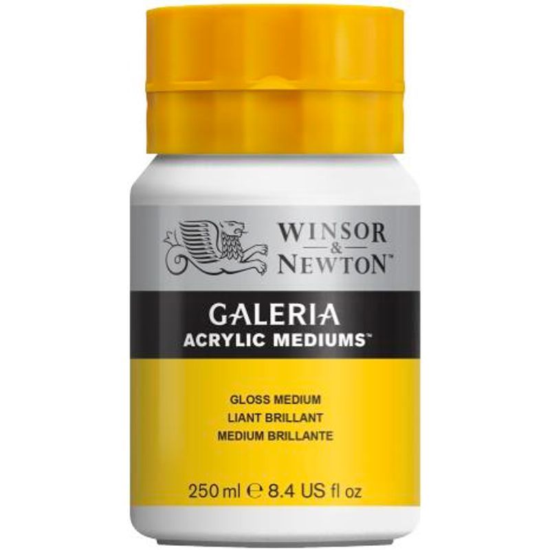 WN Galeria Acrylic Gloss Medium 250ml, akryylimaalausaine