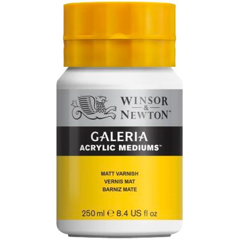 WN Galeria Acrylic matt varnish 250ml, himmeä akryylivernissa