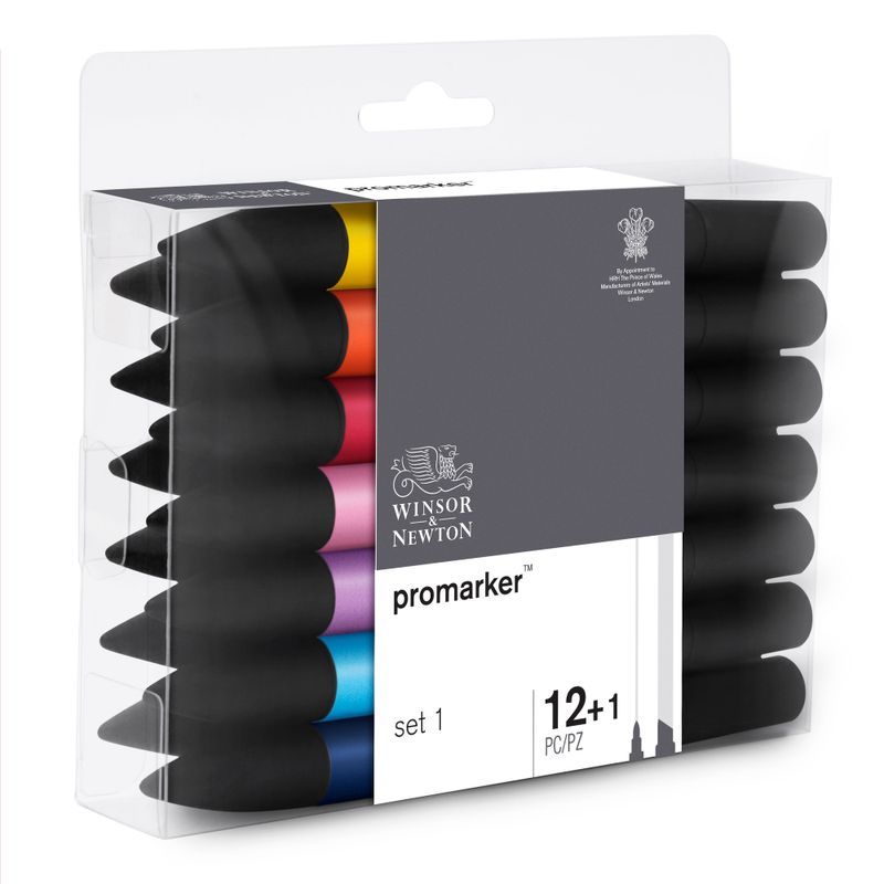 WN Promarker 12+1-lajitelma set 1, Sis. blenderin