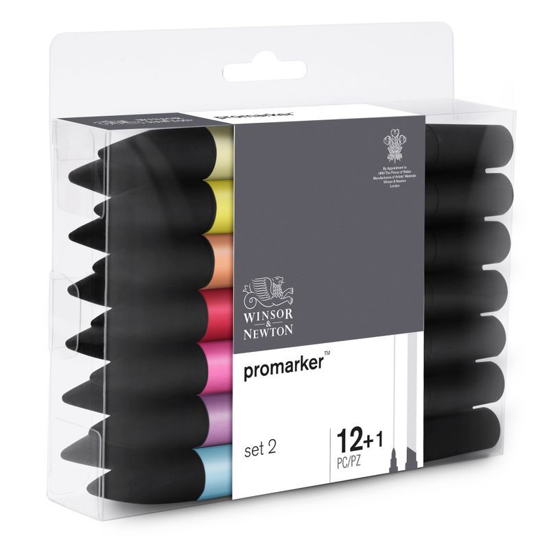 WN Promarker 12+1-lajitelma set 2, Sis. blenderin