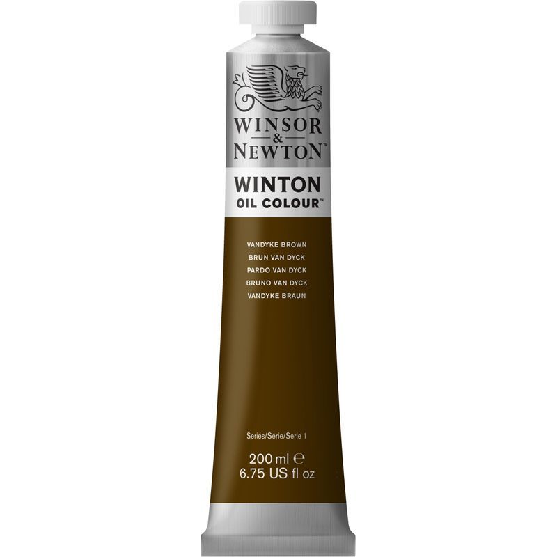 WN Winton 200ml 676 (41) Vandyke brown, 200ml öljyväri
