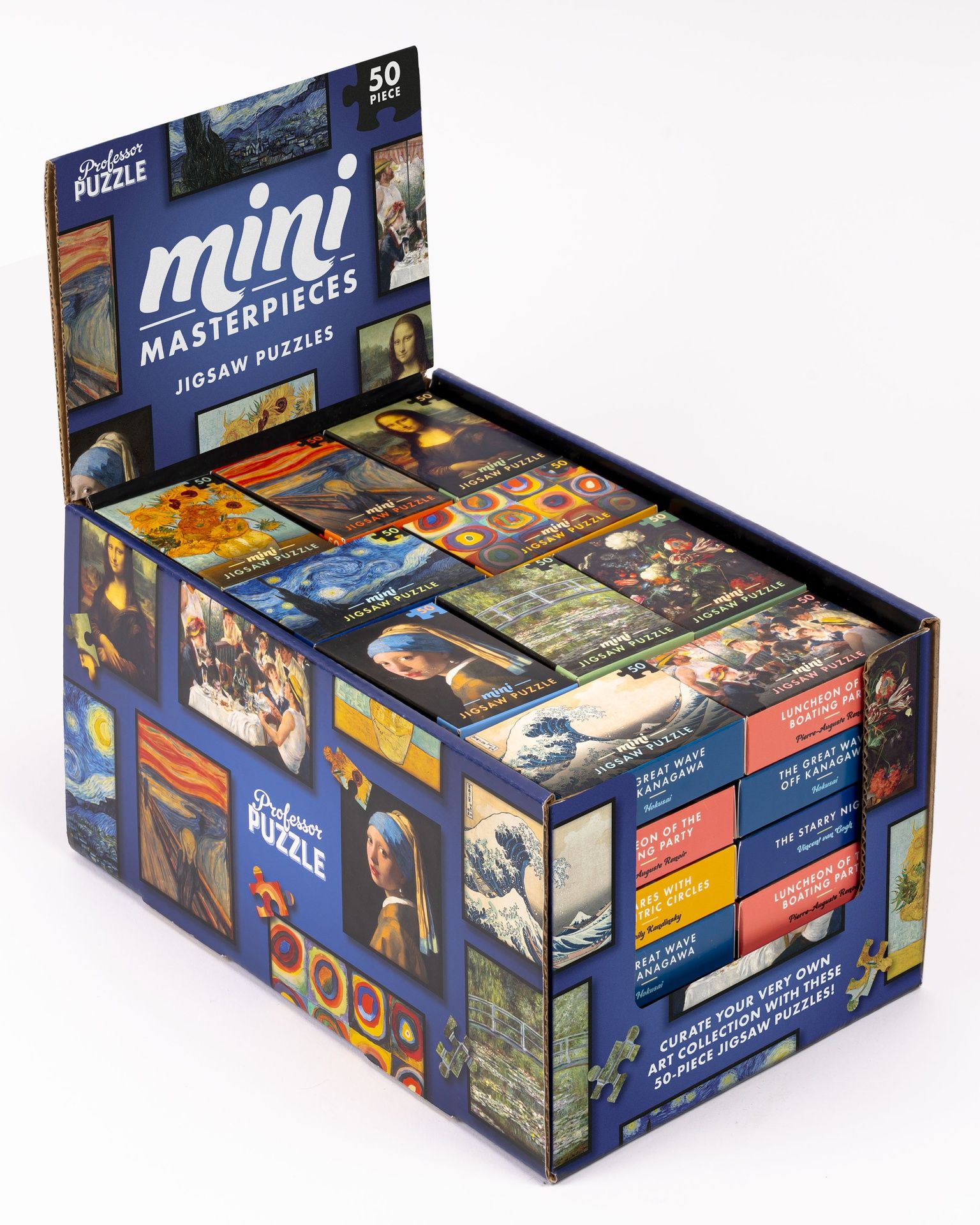 Minipalapeli 50 palaa Professor Puzzle - Mini Masterpieces Display