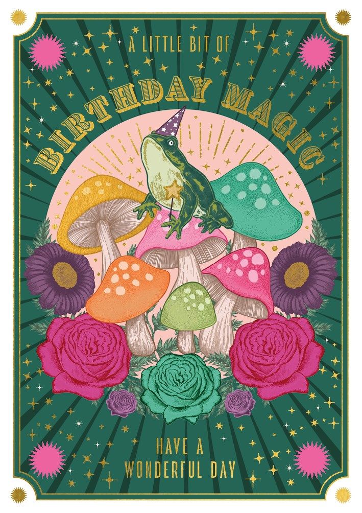 2-osainen kortti The Art File - Soulmates Birthday Magic