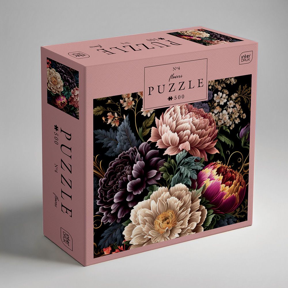 Palapeli 500 palaa Interdruk - Flowers 4