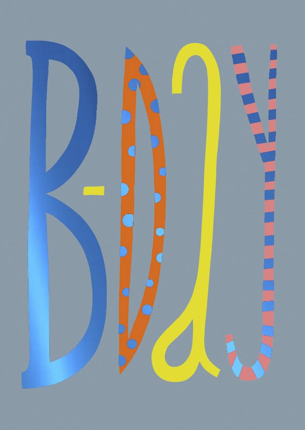 Postikortti Putinki Letters - B-Day