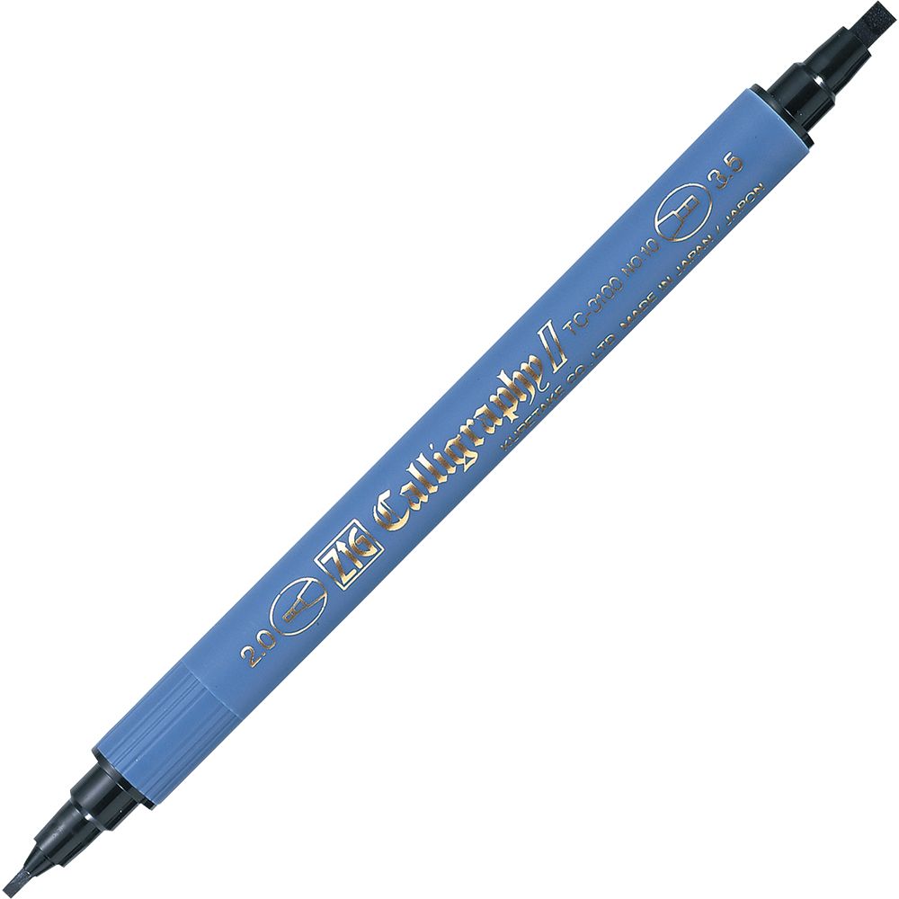 ZIG kalligrafiakynä II TC-3100 Black kaksipäinen