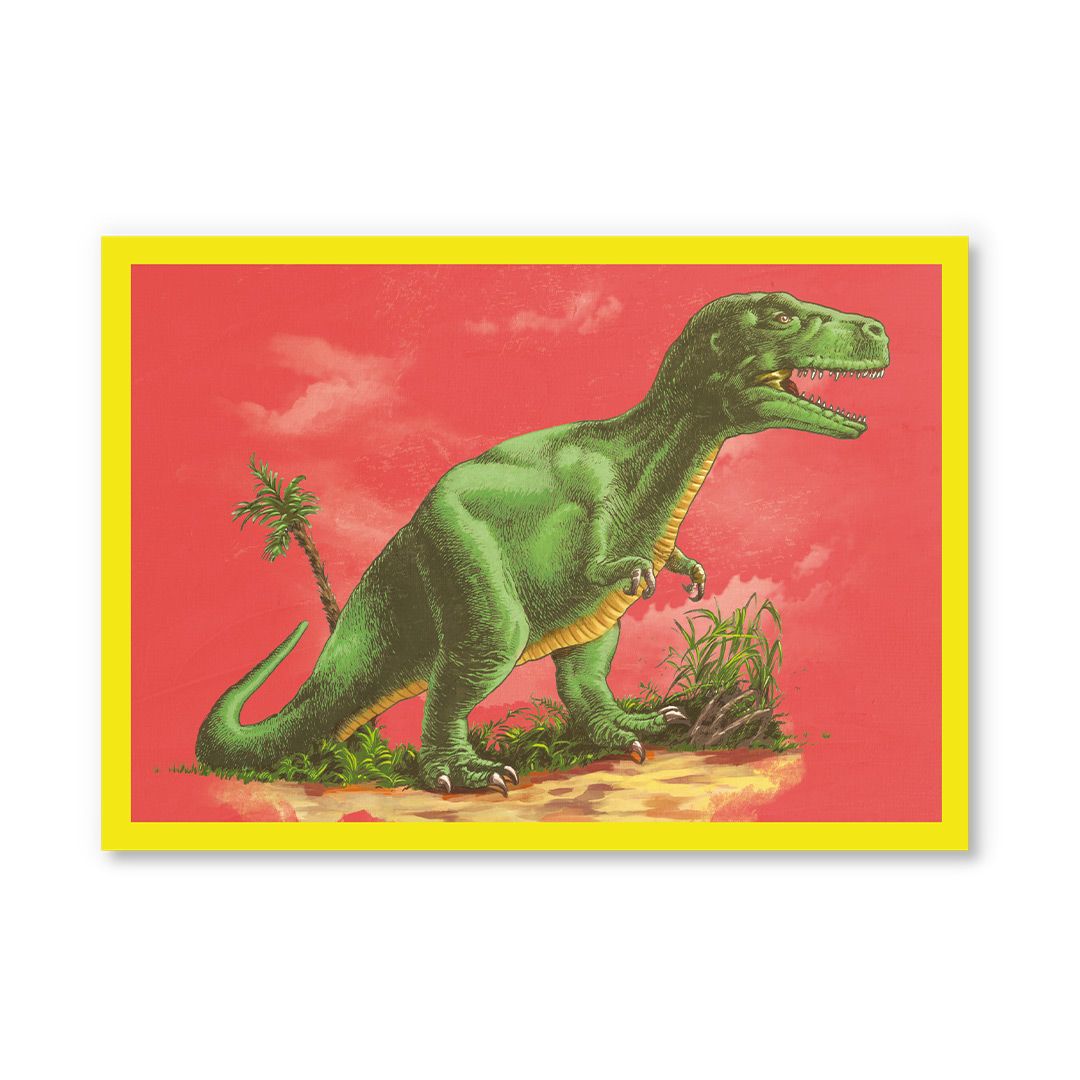 Postikortti Ohh Deer - T-Rex