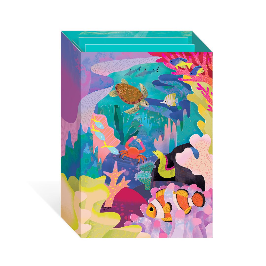 3D-kortti Ohh Deer  - Pop-up Great Barrier Reef