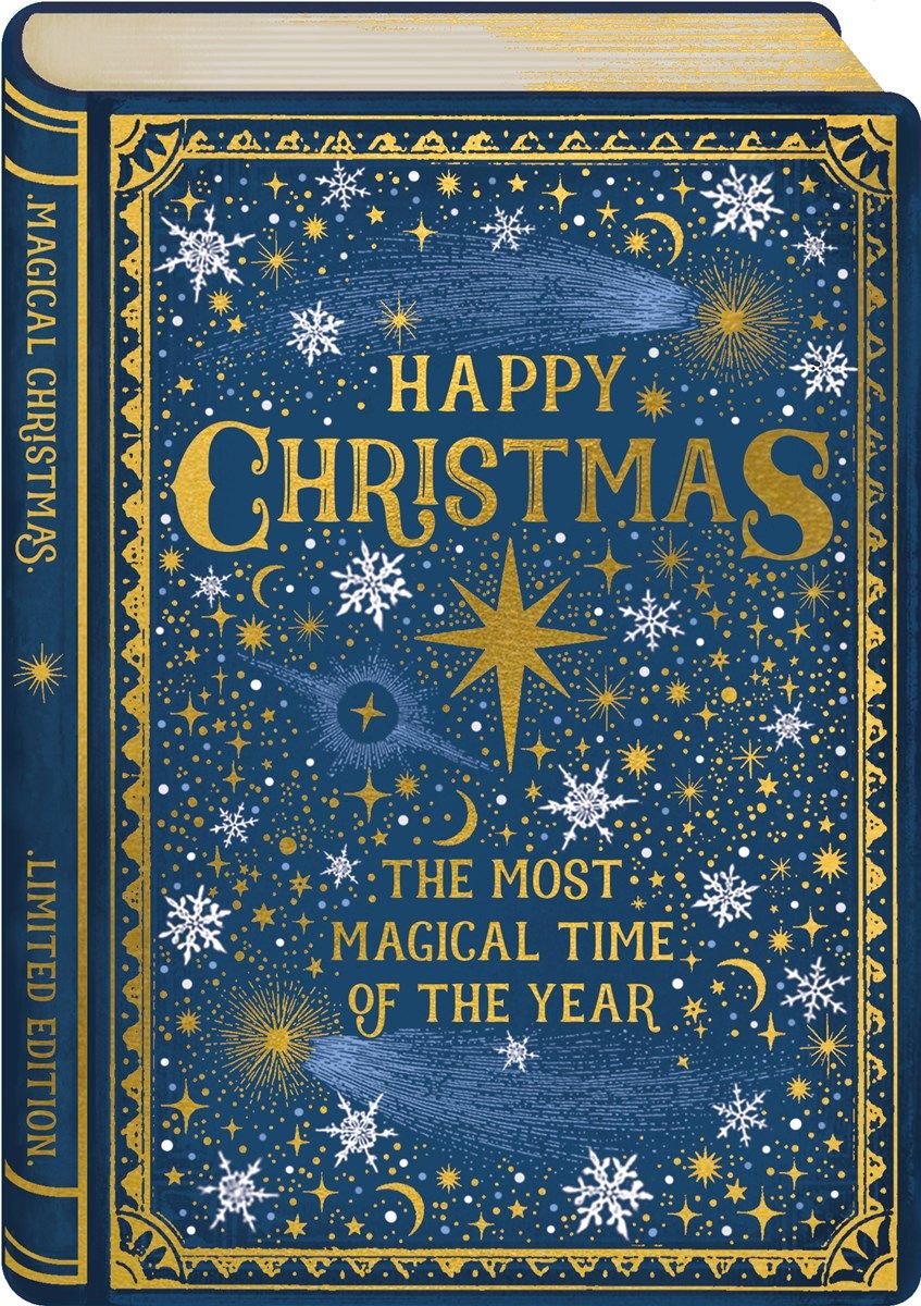 2-osainen joulukortti The Art File - Happy Christmas