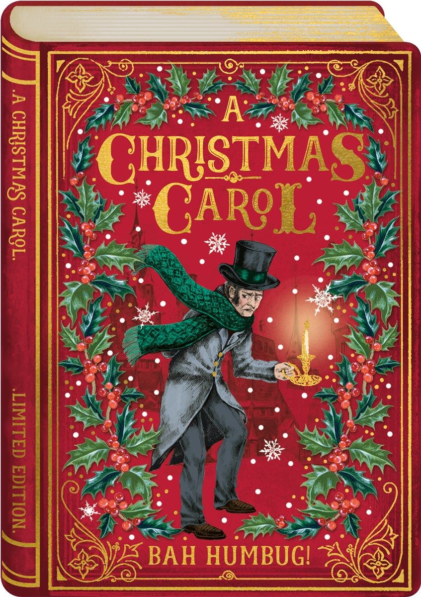 2-osainen joulukortti The Art File - A Christmas Carol