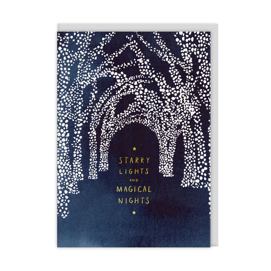 2-osainen joulukortti Ohh Deer - Magical nights