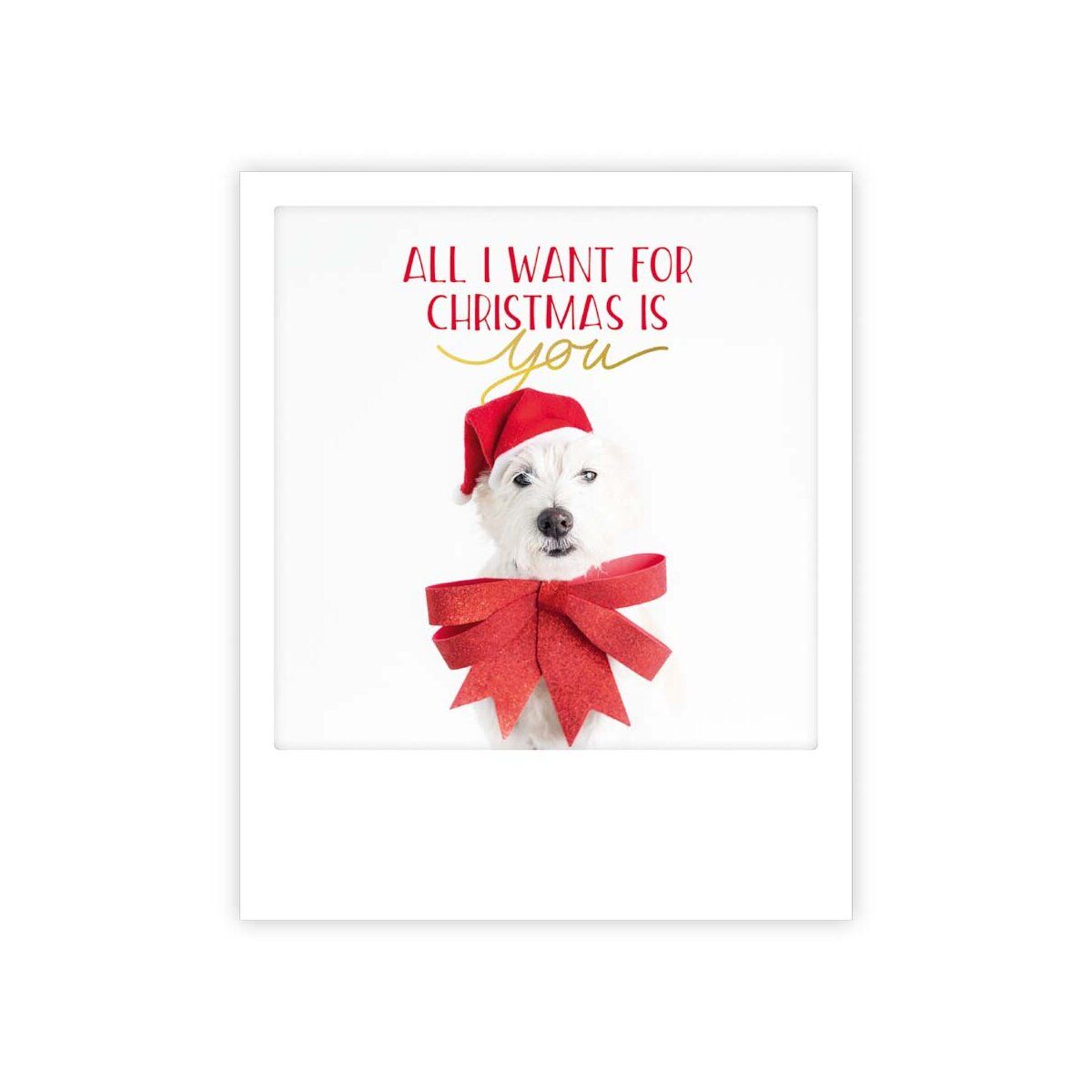 Postikortti joulu Pickmotion - All I want for Christmas
