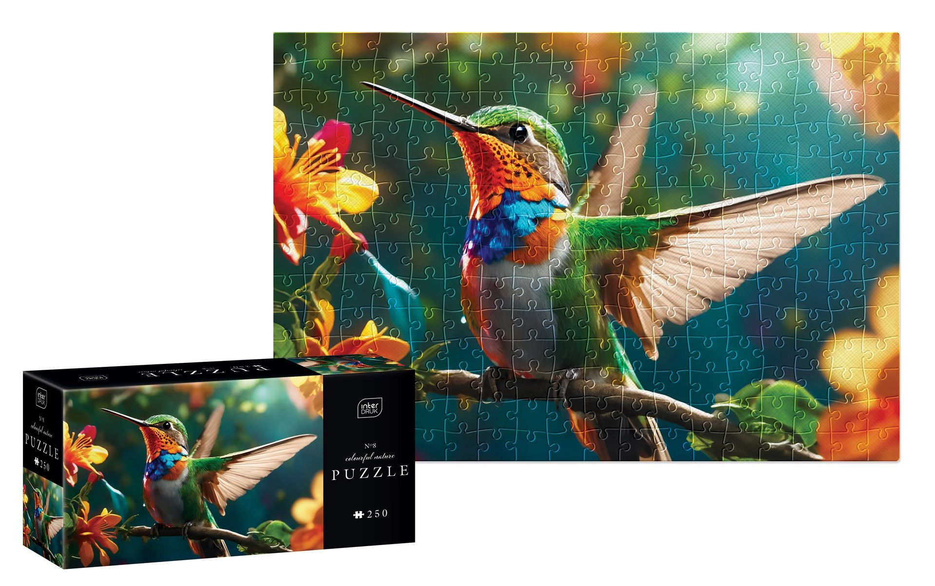 Palapeli 250 palaa Interdruk - Humming Bird